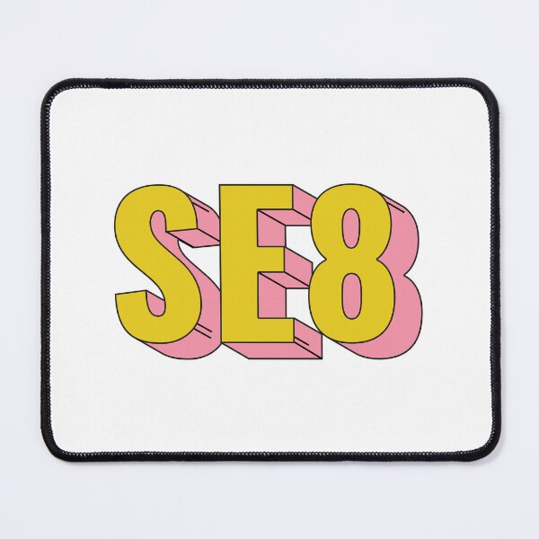 Item preview, SE8 Greenwich London Postcode Typography Gift designed and sold by eccrafted.