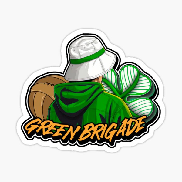 Item preview, Feel the passion of the Green Brigade Glasgow designed and sold by canvasriddle.