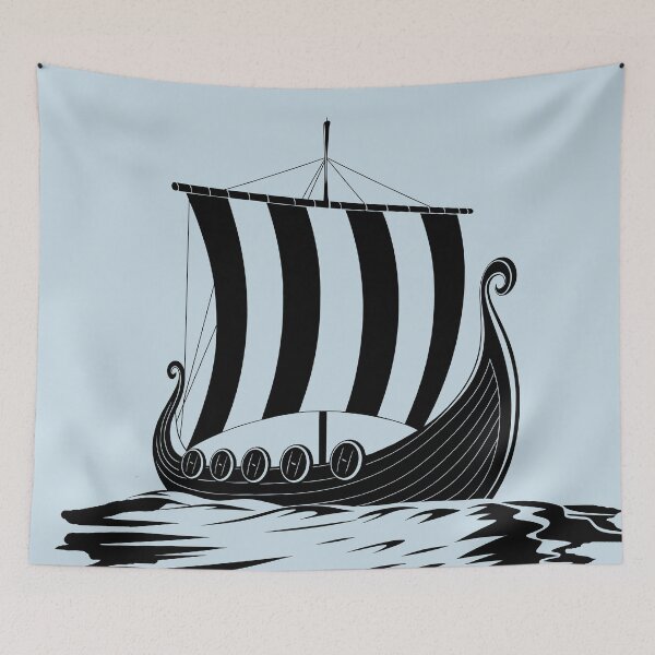 Item preview, Copy of Viking ship at sea, viking ship, Viking, viking dad, best dad ever, dad, happy dad day designed and sold by PRYMULLART.