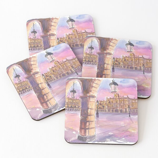 Item preview, Salamanca Arcade View of Plaza Mayor at Dawn designed and sold by artshop77.