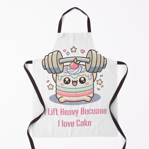 Item preview, I Lift Heavy Because I Love Cake designed and sold by Bauerthreads.