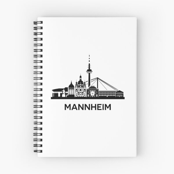 Item preview, Mannheim Skyline Silhouette Black designed and sold by strixvariaart.