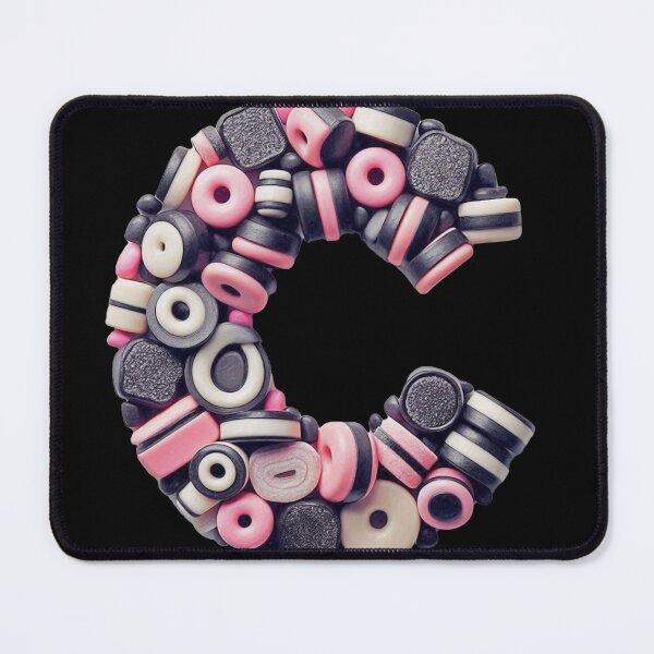 Item preview, LICORICE LETTER C designed and sold by ART-TYPE.