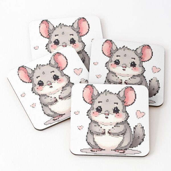 Item preview, Pixel Fluff and Chinchilla Joy designed and sold by NaturePixel.