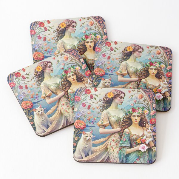 Item preview, Island of the Childless Cat Ladies designed and sold by Lisa Marie Mercer.