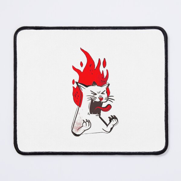 Item preview, Flaming Fury Cat #4 designed and sold by Adronia.