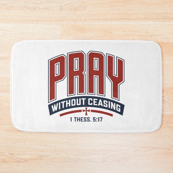 Item preview, Pray Without Ceasing - Christian Men's Faith-Based Design for All Products by Haha Handles Hub designed and sold by HahaHandlesHub.