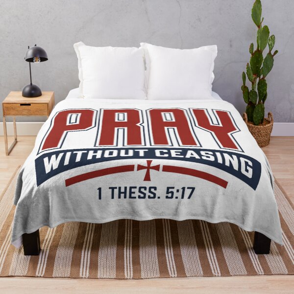 Item preview, Pray Without Ceasing - Christian Men's Faith-Based Design for All Products by Haha Handles Hub designed and sold by HahaHandlesHub.