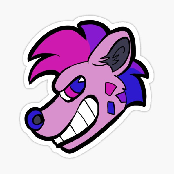 Pride hyena: bisexual Sticker