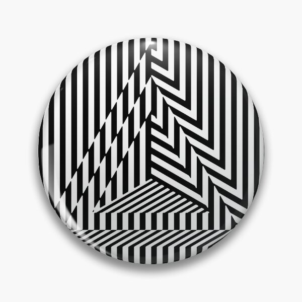 Item preview, Optical illusion with triangles and lines designed and sold by Marcu Ioachim.