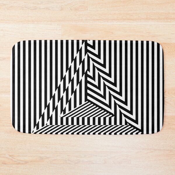 Item preview, Optical illusion with triangles and lines designed and sold by Marcu Ioachim.