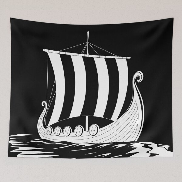 Item preview, Viking ship at sea, viking ship, Viking, viking dad, best dad ever, dad, happy dad day designed and sold by PRYMULLART.