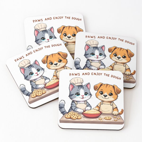 Item preview, Paws And Enjoy The Dough - Funny Pet Lover Bakery Design designed and sold by IM Hunter.