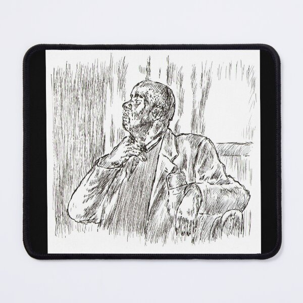 Item preview, John Henrik Clarke designed and sold by Alphaholics Non-Anonymous Art Studios.