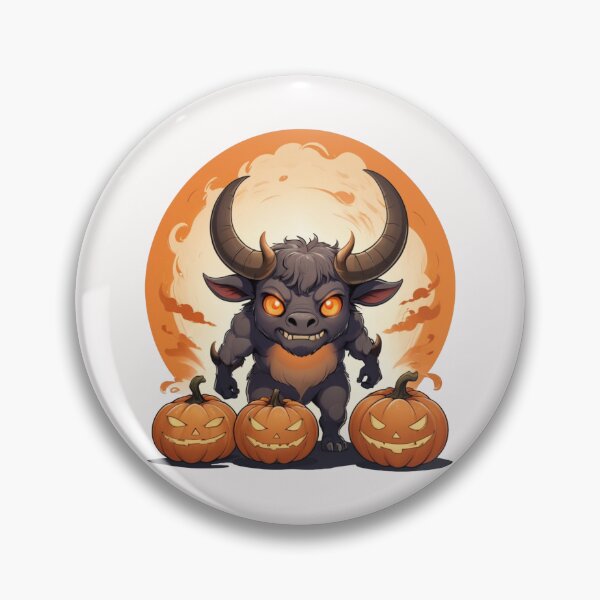 Item preview, Halloween Cartoon Minotaur designed and sold by Krieghorn.