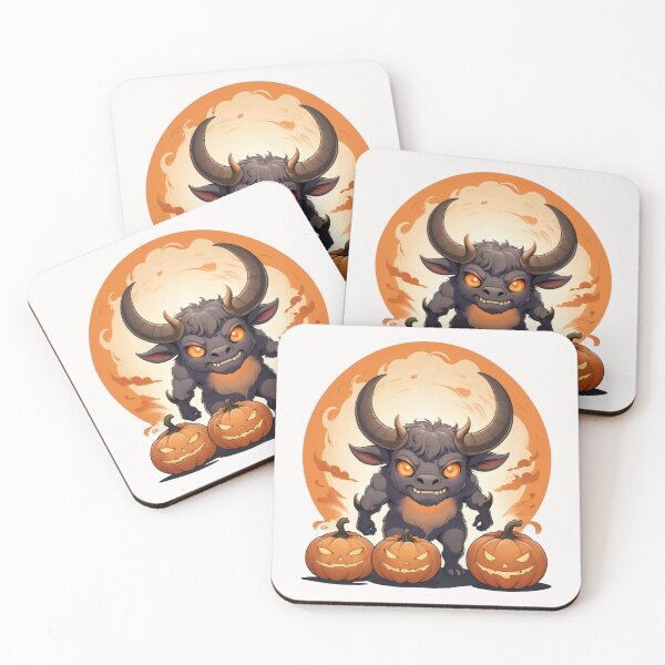Item preview, Halloween Cartoon Minotaur designed and sold by Krieghorn.