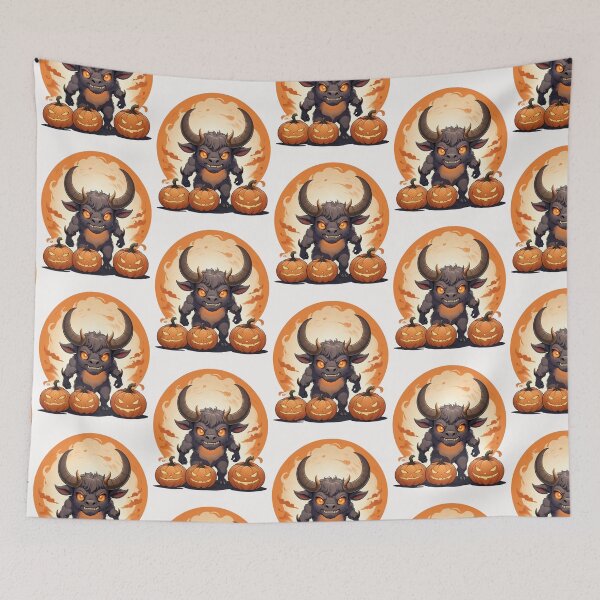Item preview, Halloween Cartoon Minotaur designed and sold by Krieghorn.