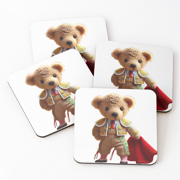 Item preview, Blond bullfighter teddy bear with cape designed and sold by Osintown.