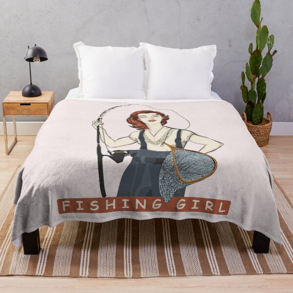 Item preview, girl fishing designed and sold by gardentree.