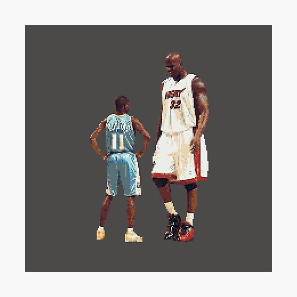 Item preview, Shaquille O'neal and Earl Boykins designed and sold by pixelsports2.