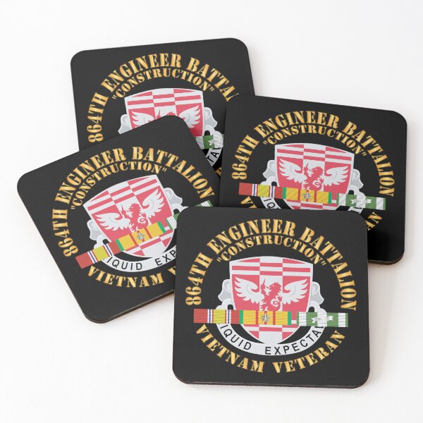 Item preview, 864th Engineer Battalion with Vietnam Service Ribbon X 300 designed and sold by Military Insignia Products.