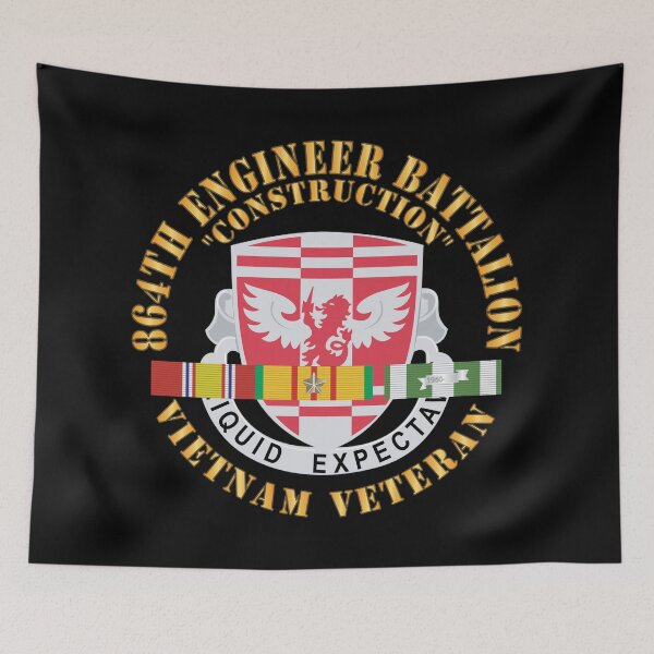 Item preview, 864th Engineer Battalion with Vietnam Service Ribbon X 300 designed and sold by Military Insignia Products.