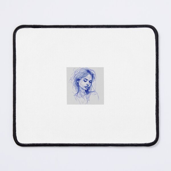 Item preview, Ballpoint drawing of a woman  designed and sold by tijnww.