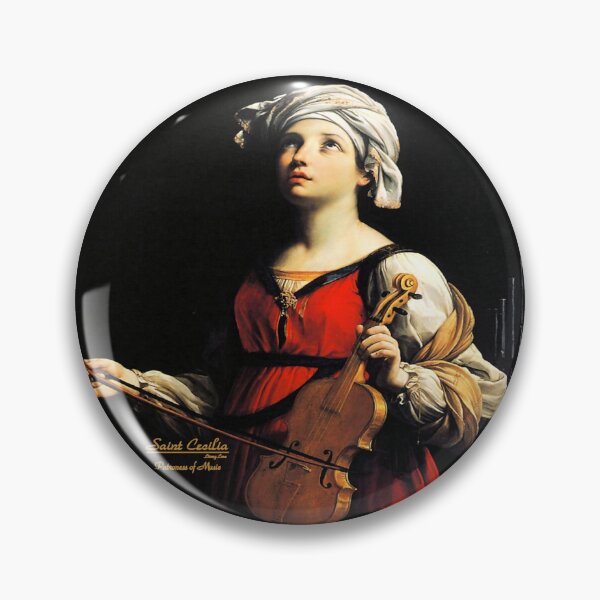 Item preview, Saint Cecilia Patroness of Music designed and sold by LitanyLane.