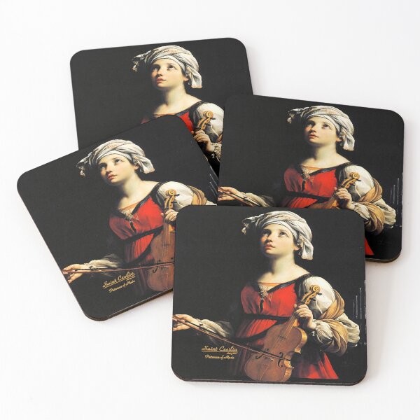Item preview, Saint Cecilia Patroness of Music designed and sold by LitanyLane.