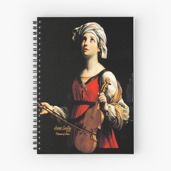 Item preview, Saint Cecilia Patroness of Music designed and sold by LitanyLane.