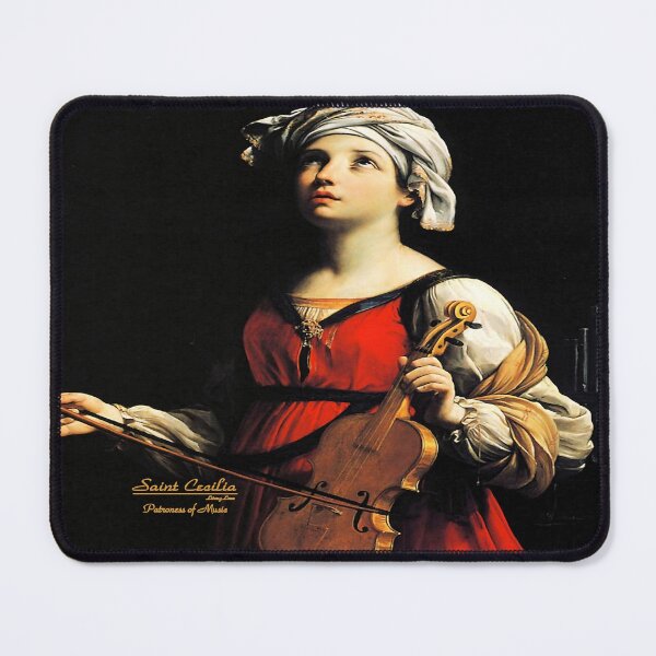 Item preview, Saint Cecilia Patroness of Music designed and sold by LitanyLane.