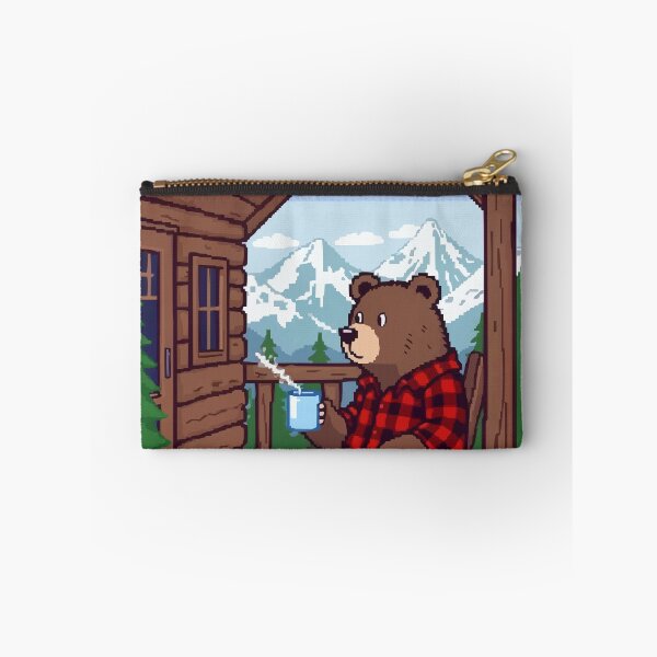 Item preview, Pixel Bear in Cozy Cabin designed and sold by NaturePixel.