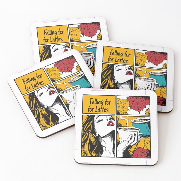 Item preview, Falling for Lattes designed and sold by DOGVIOURBANWEAR.