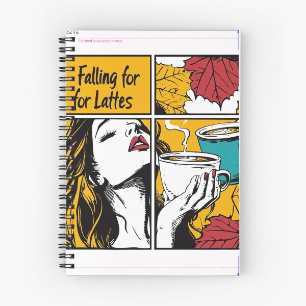 Item preview, Falling for Lattes designed and sold by DOGVIOURBANWEAR.