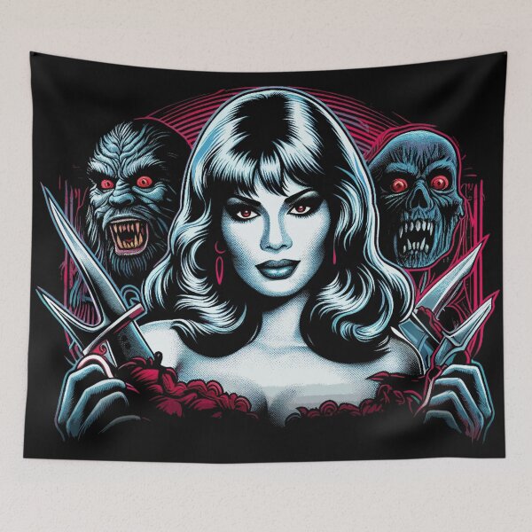 Item preview, 80s Horror Girl designed and sold by PulpVintage.