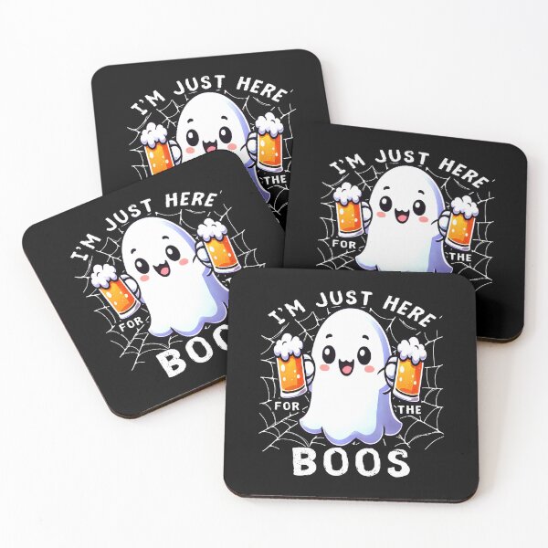 Item preview, I'm Here For The Boos, Halloween, Ghost designed and sold by Teetreasure2.