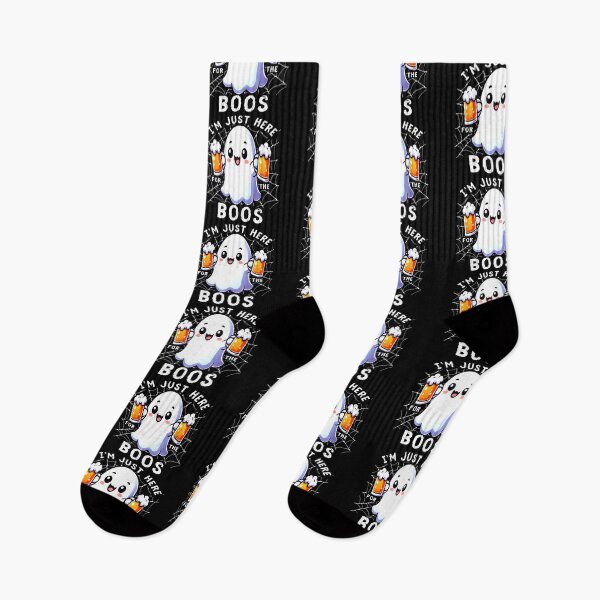 Item preview, I'm Here For The Boos, Halloween, Ghost designed and sold by Teetreasure2.