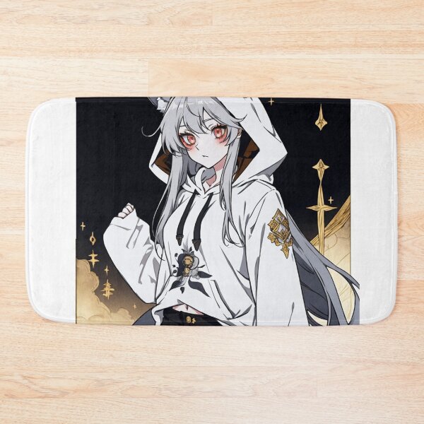 Item preview, Anime cute girl with wolf ears and Long-sleeved hoodie. designed and sold by Stajnon.