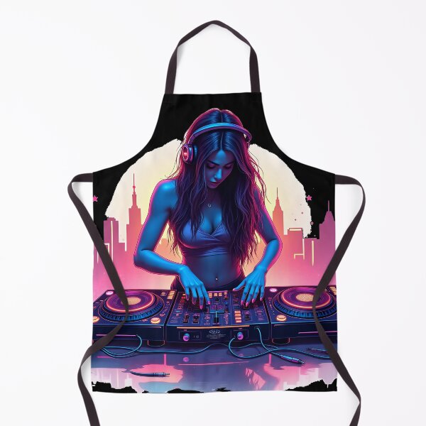 Item preview, DJ Girl from Neon City designed and sold by kjp-design.