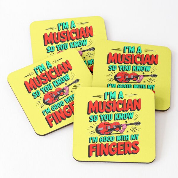 Item preview, I'm A Musician So You Know I'm Good With My Fingers Funny Joke designed and sold by TheArtOfPat.