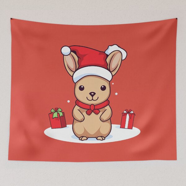 Item preview, Cute Christmas Kangaroo designed and sold by Rtymer.
