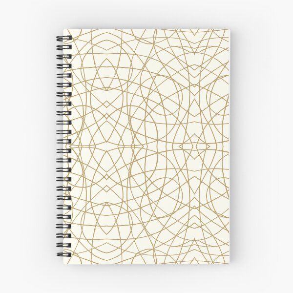 Item preview, Abstract Lines Collage Pattern Golden Color on Light Background  designed and sold by Wiggly Lines.