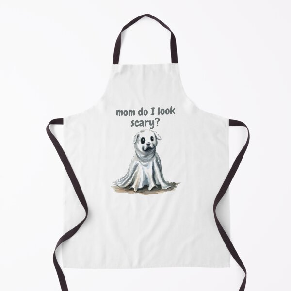 Item preview, Copy of Cute Ghost Dog Mom Do I Look Scary? Gifts For Halloween designed and sold by PientkaArt.