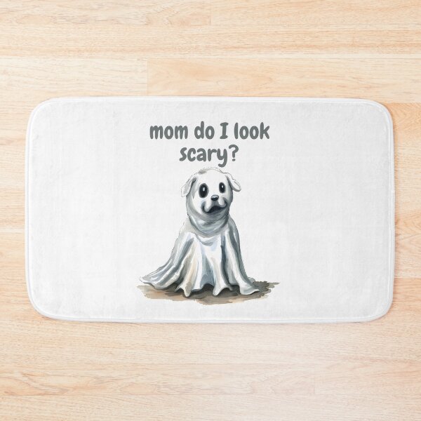 Item preview, Copy of Cute Ghost Dog Mom Do I Look Scary? Gifts For Halloween designed and sold by PientkaArt.