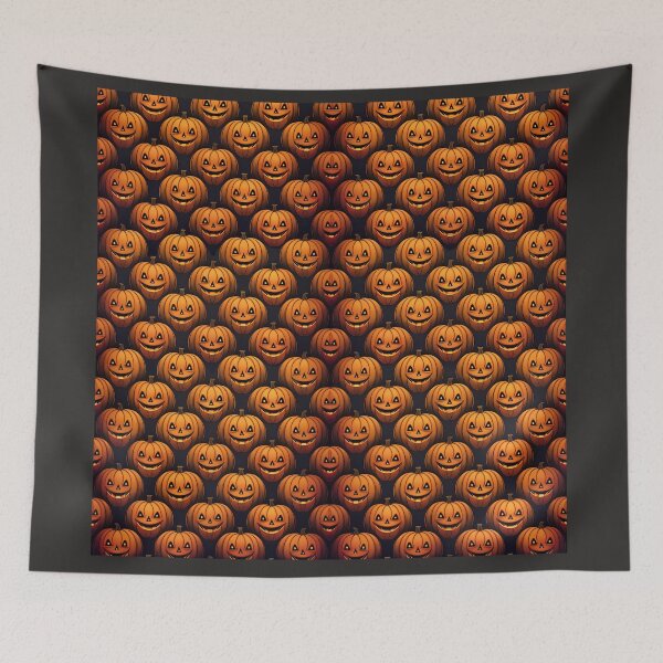Item preview, Smiling Pumpkin Heads designed and sold by SocksPlusClub.