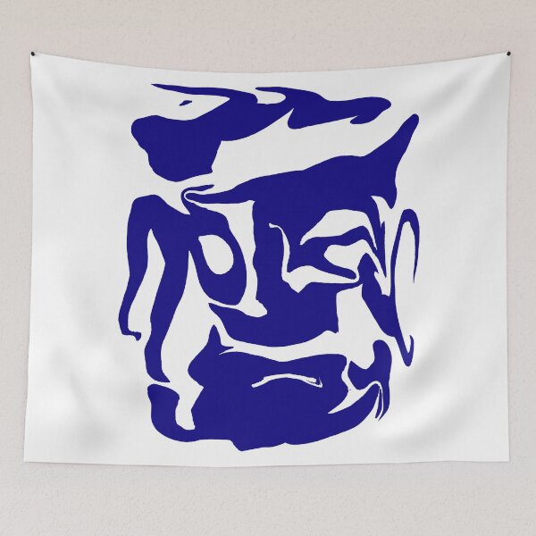 Item preview, face3 blue designed and sold by dnparker.