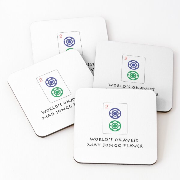 Item preview, World's Okayest Mah Jongg Player designed and sold by AndyCrouch.