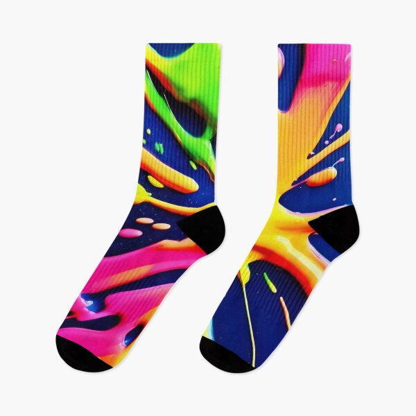 Item preview, Vivid Neon Splashes designed and sold by Health And Fitness Posts e-Store.