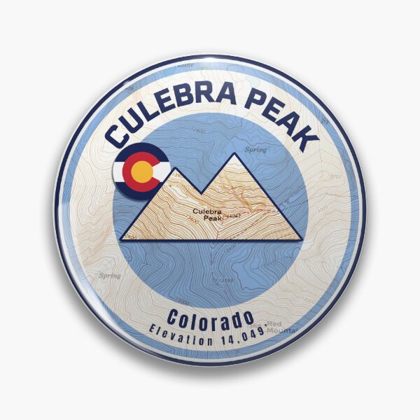Item preview, Colorado Mountain Sunset Map - Culebra Peak designed and sold by Willz Designz.