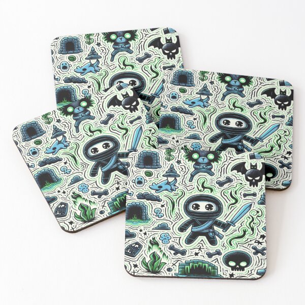 Item preview, Sinister Cavescape Ninja Doodles designed and sold by Imaginarium of Chaos falcon88 .
